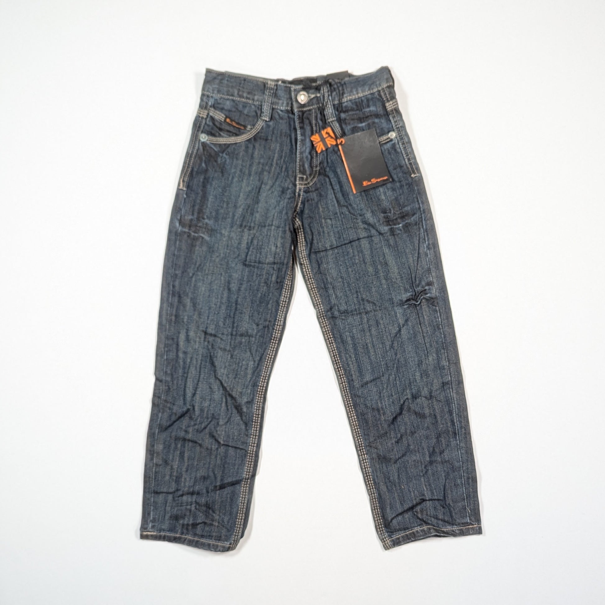 black straight fit jeans 2020s  ben sherman   svs3376