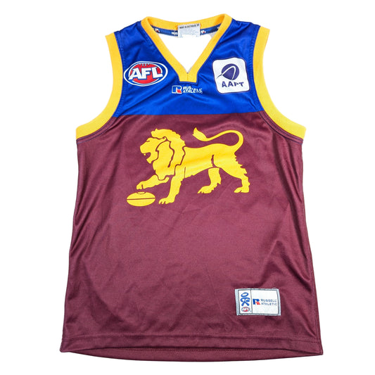 brisbane lions jersey 2004 aapt russel athletic   svs3523