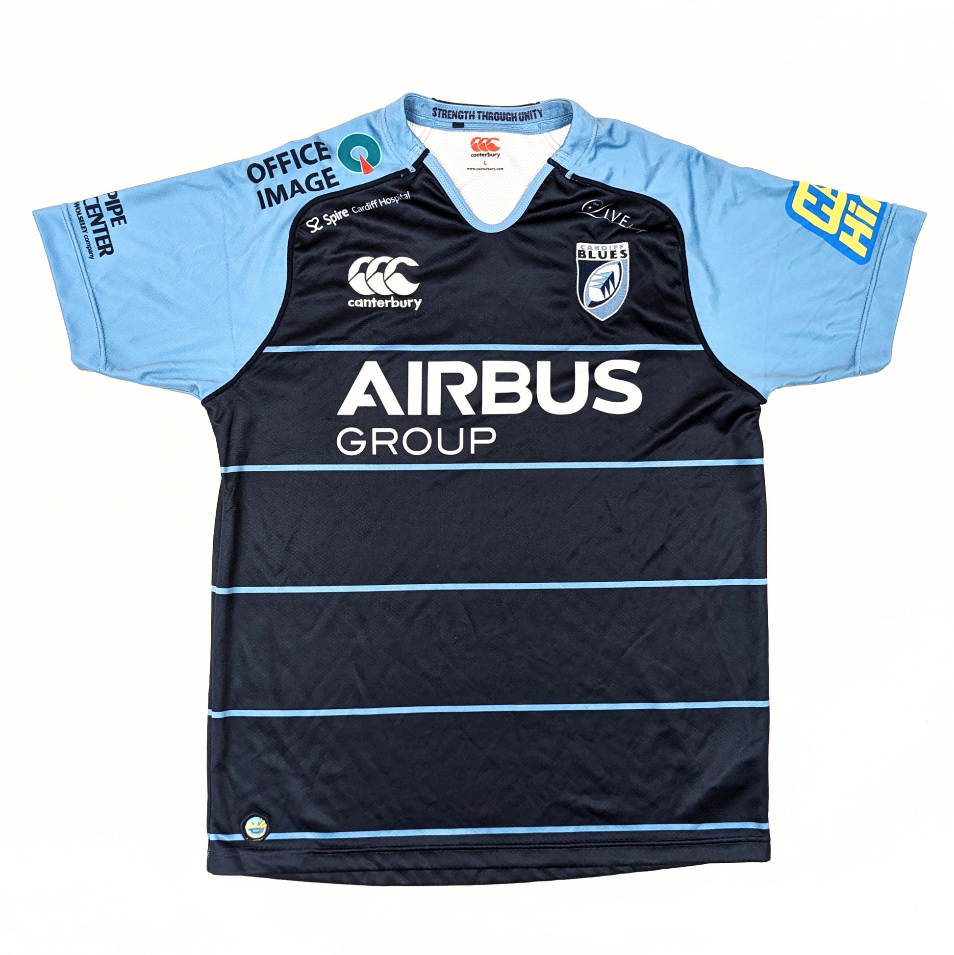 cardiff blues jersey 2015 / 16 airbus group canterbury  svs2211