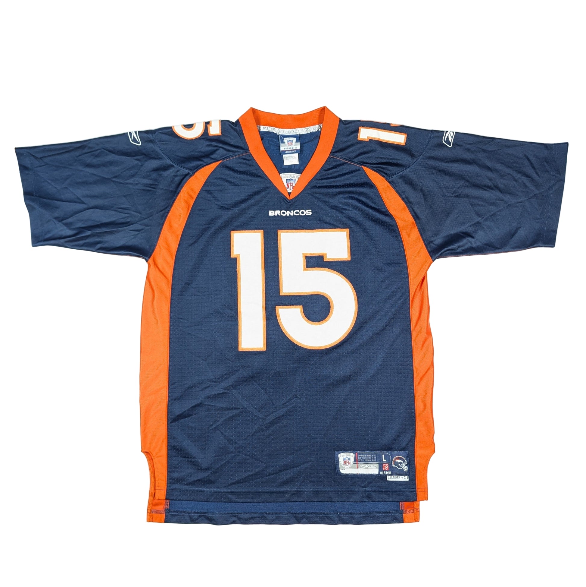 denver broncos jersey 2007 sponsorless reebok marshall  svs3268