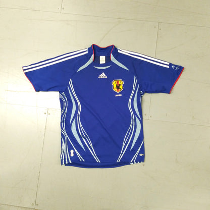 japan jersey samurai blue nihon JFA vintage retro adidas soccer football