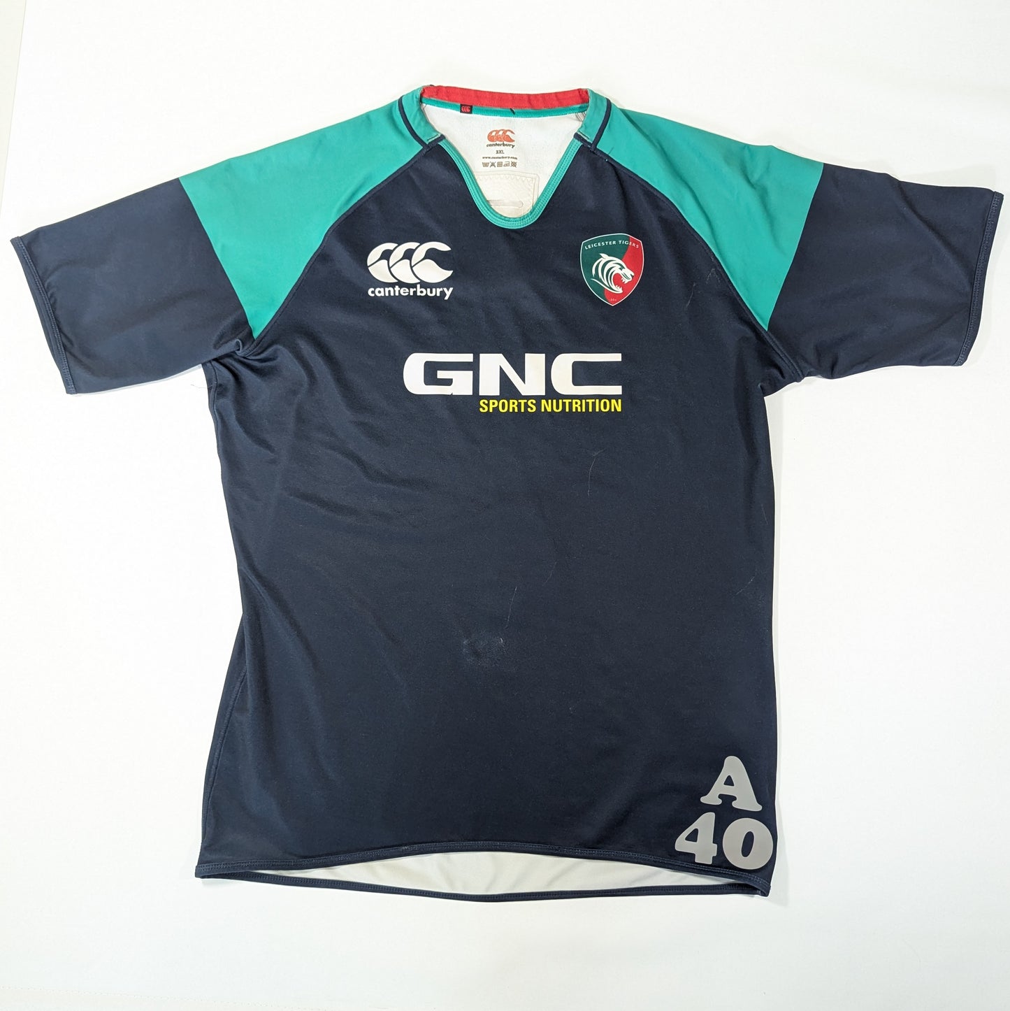 leicester tigers jersey 2013 / 14 gnc sports nutrition canterbury  n/a svs2481