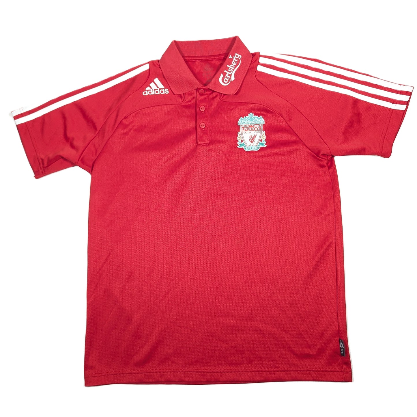 liverpool polo shirt 2008 carlsberg adidas  554903 svs3637