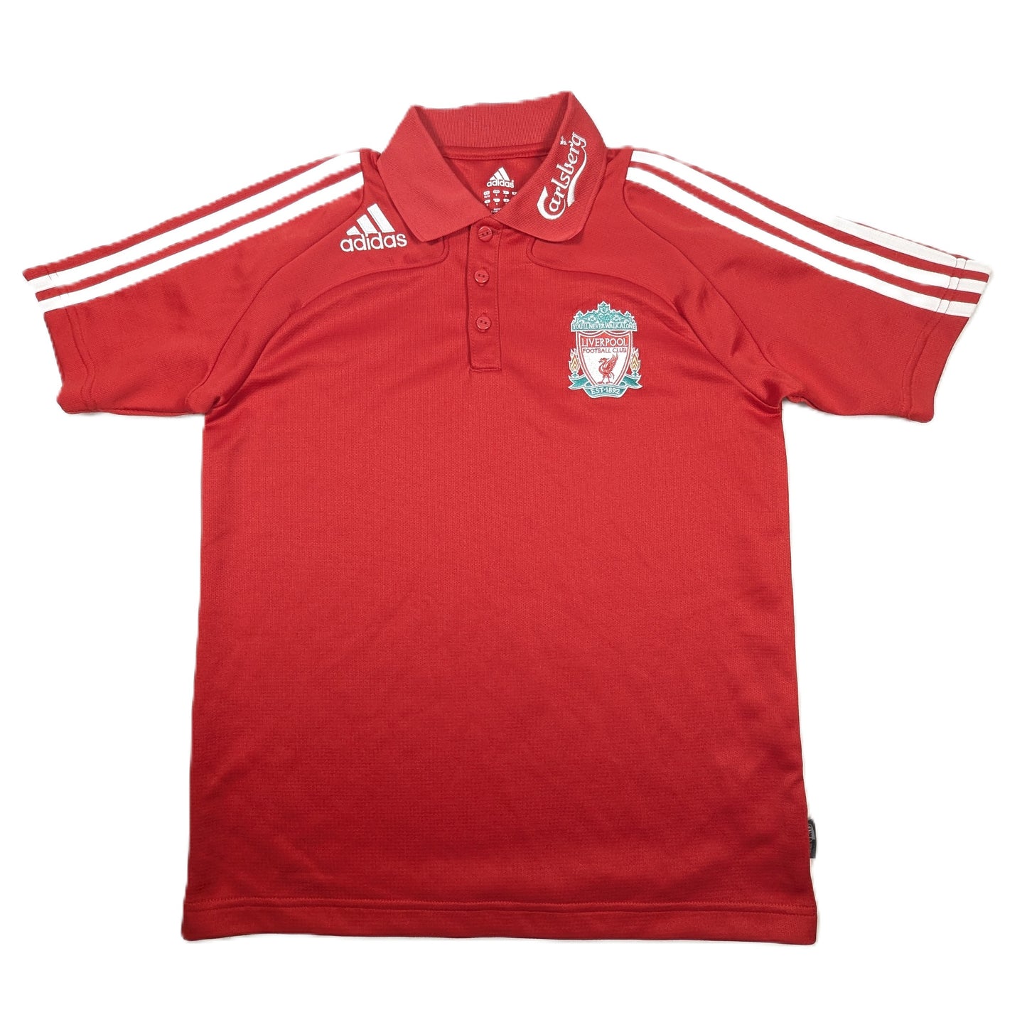 liverpool polo shirt 2008 carlsberg adidas   svs3898