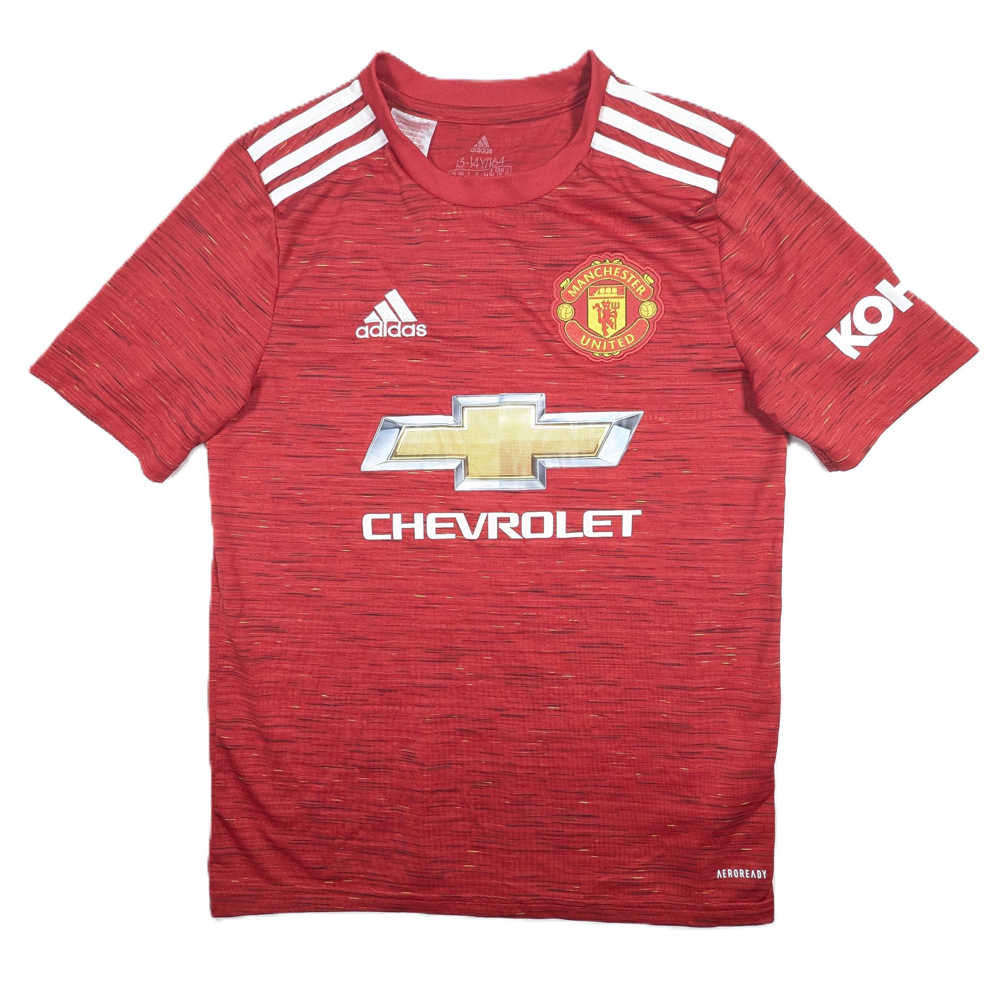 manchester united jersey 2020 chevrolet adidas  fm4292 svs4150