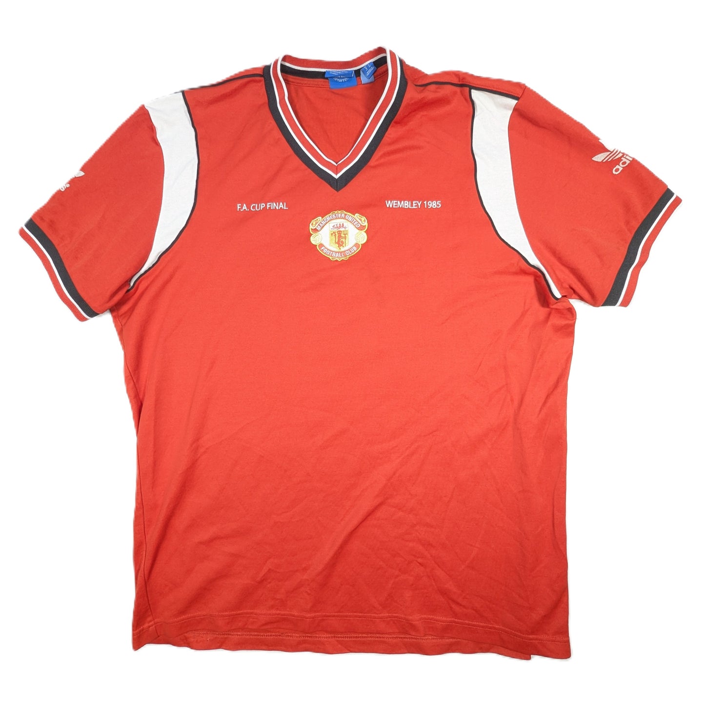 manchester united jersey retro sponsorless adidas fa cup final 1985 ai7404 svs4010