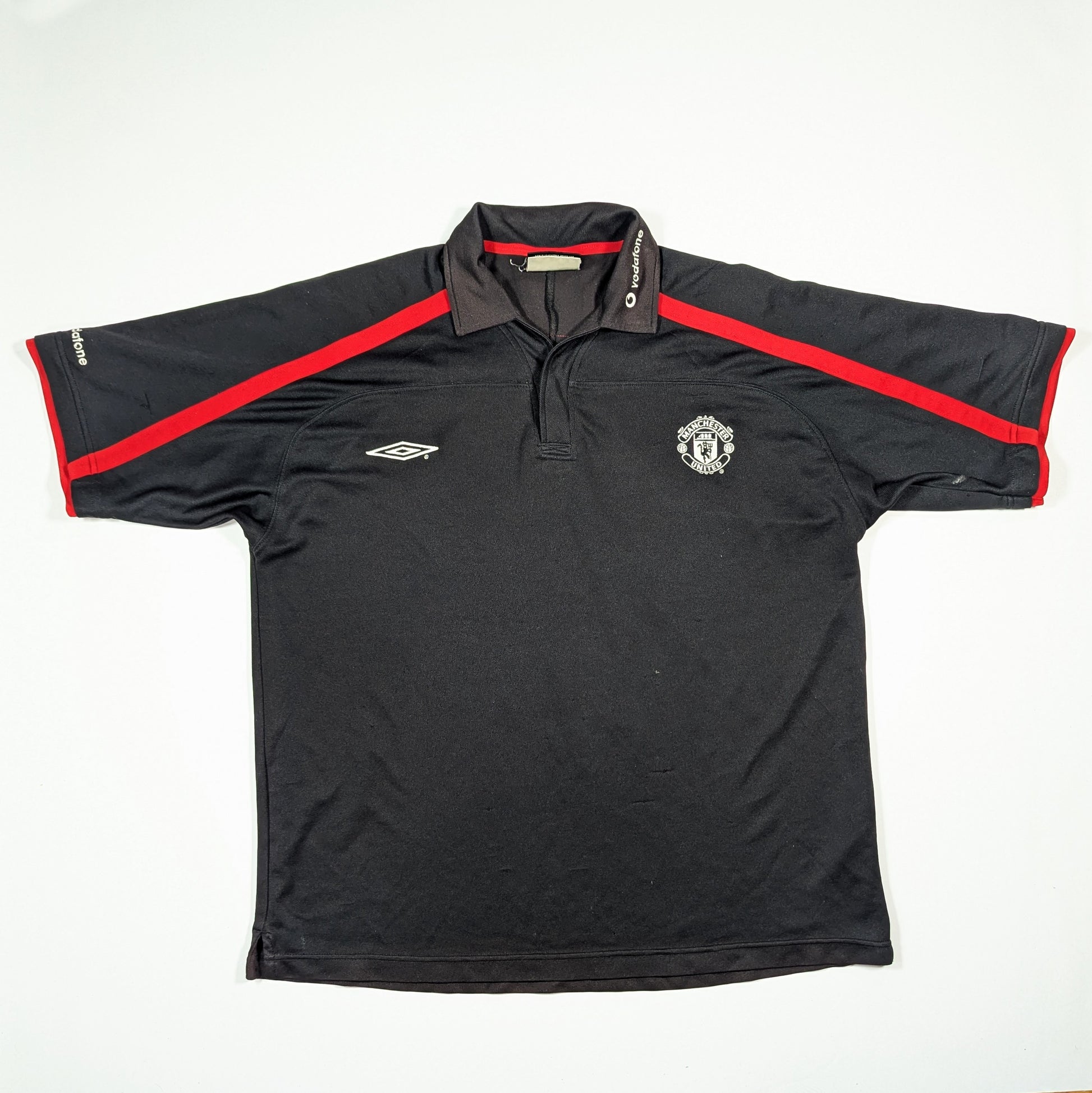 manchester united polo shirt 2001 vodafone umbro  n/a svs3034