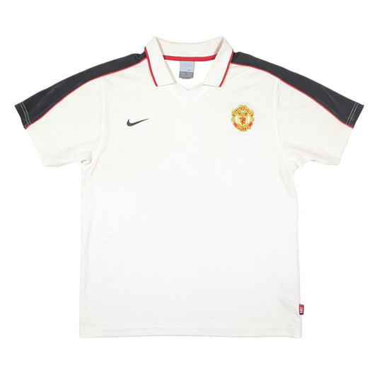 manchester united polo shirt 2004 sponsorless nike  h40508tix svs3388