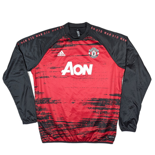 manchester united sweatshirt 2020 aon adidas  fs6006 svs3471