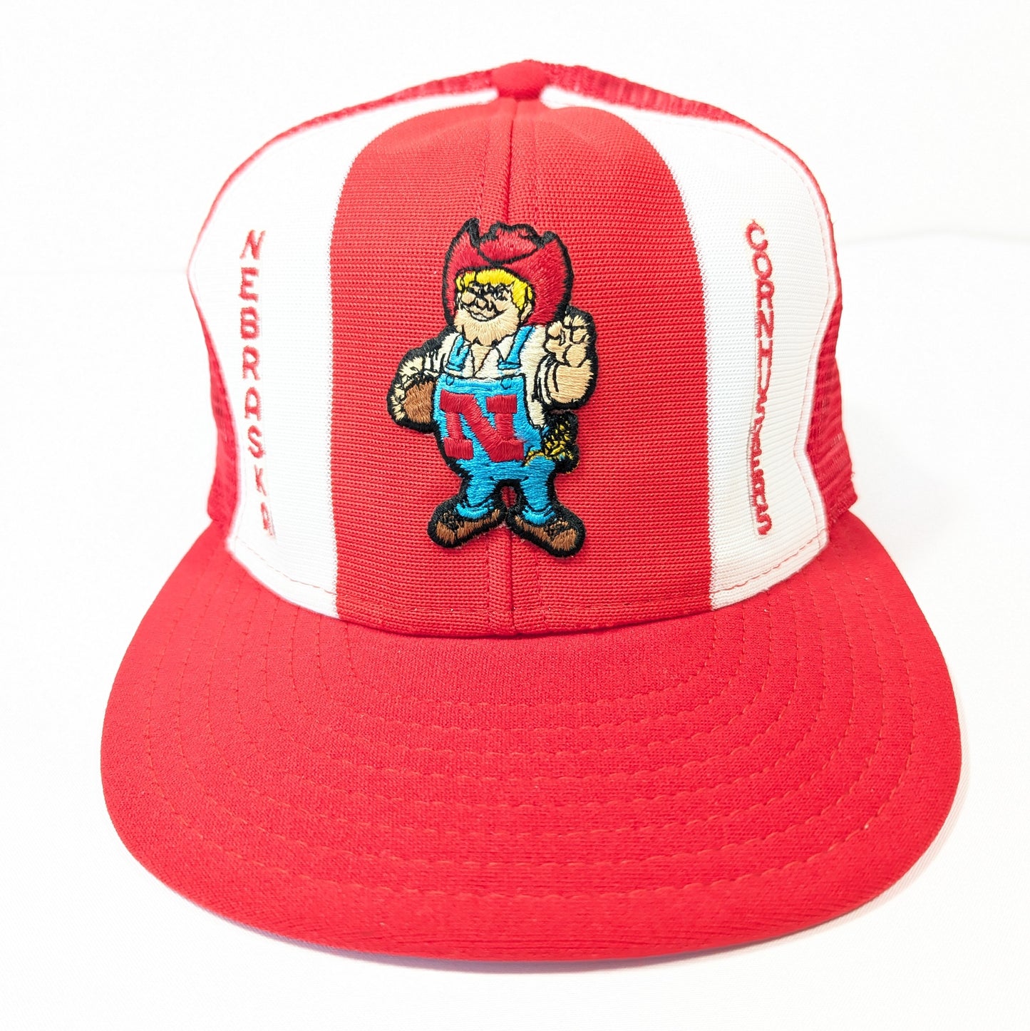 nebraska cornhusters cap 1980s  ajd lucky stripes  n/a svs2447