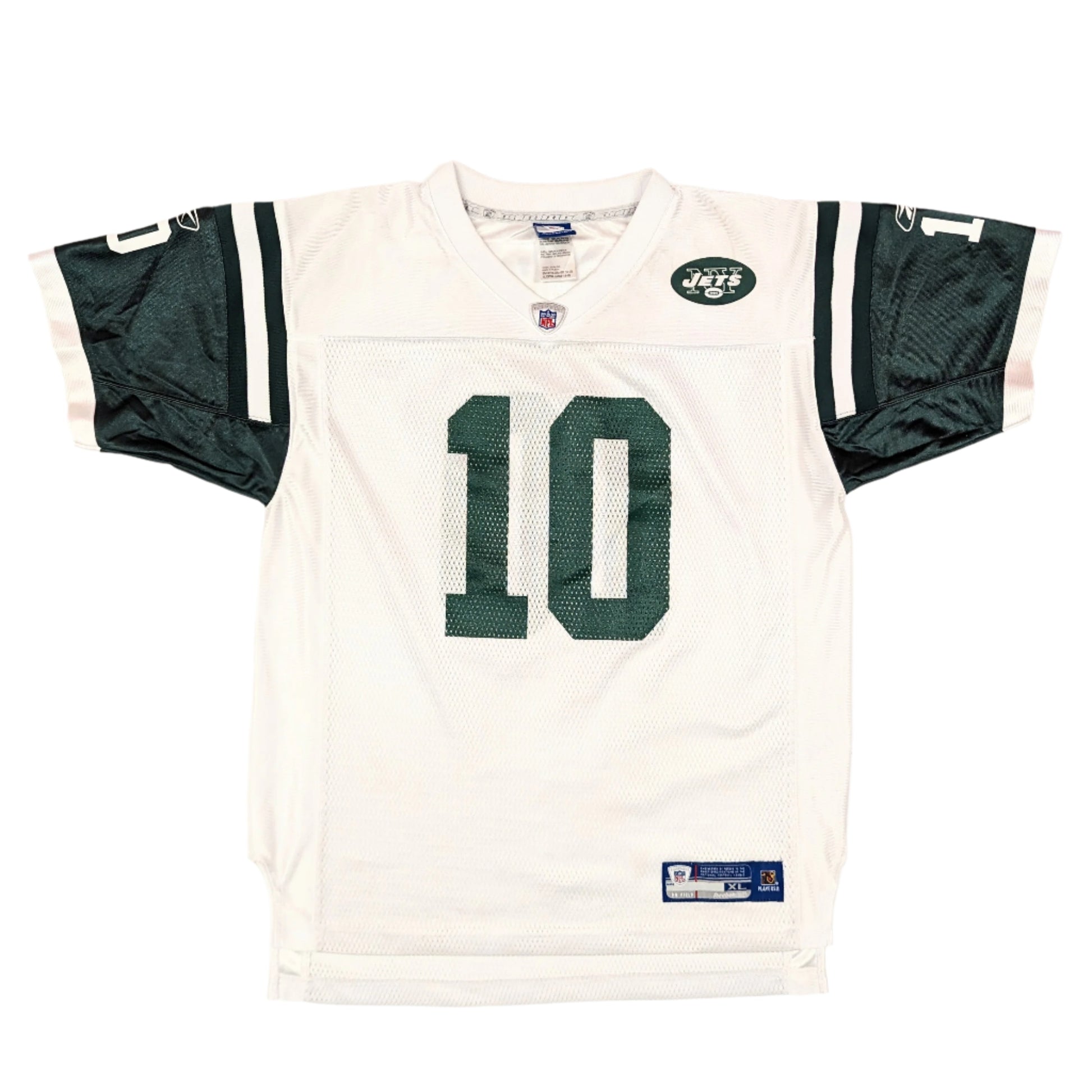 new york jets jersey 2007 sponsorless reebok chad pennington svs2290