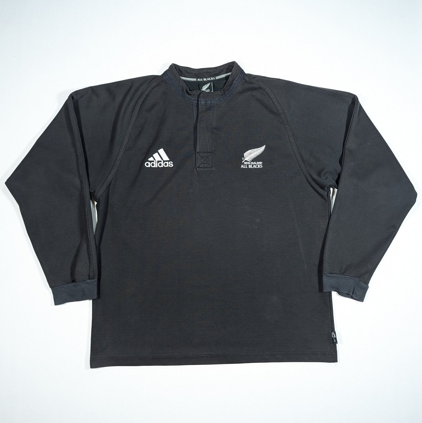 new zealand all blacks jersey 2001 sponsorless adidas  686855 svs2983