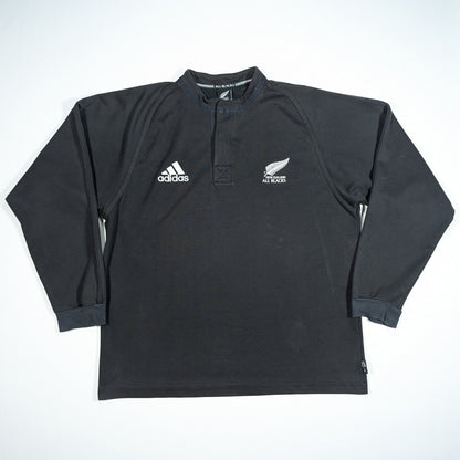 new zealand all blacks jersey 2001 sponsorless adidas  686855 svs2983