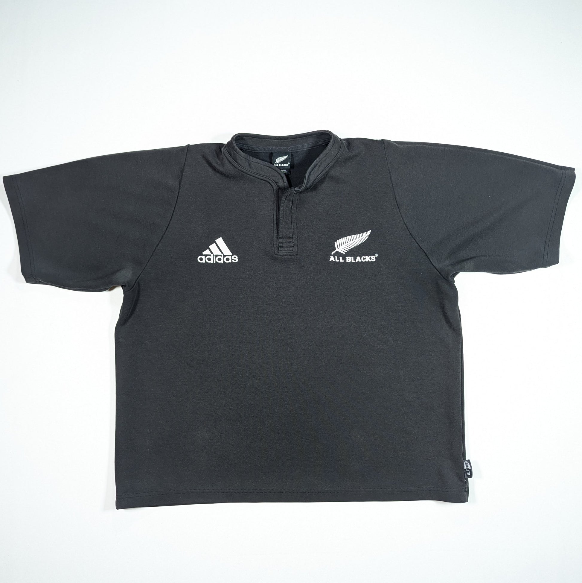 new zealand all blacks jersey 2003 sponsorless adidas  315368 svs2971