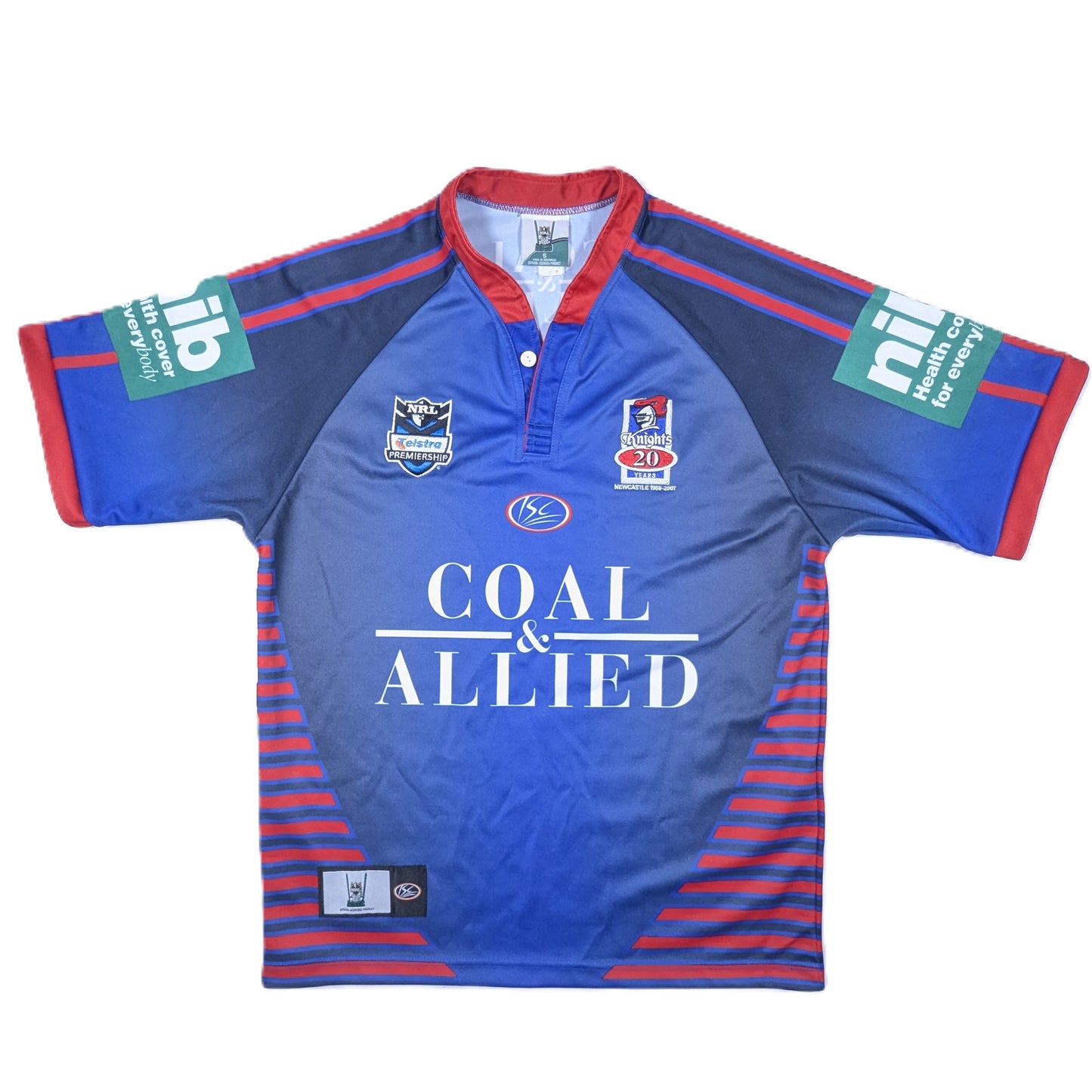 newcastle knights jersey 2007 coal & allied isc   svs3975