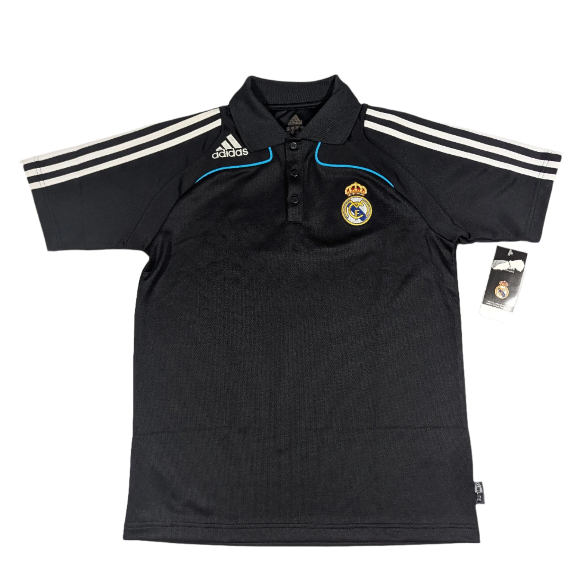 real madrid polo shirt 2008 sponsorless adidas  50075 svs2750