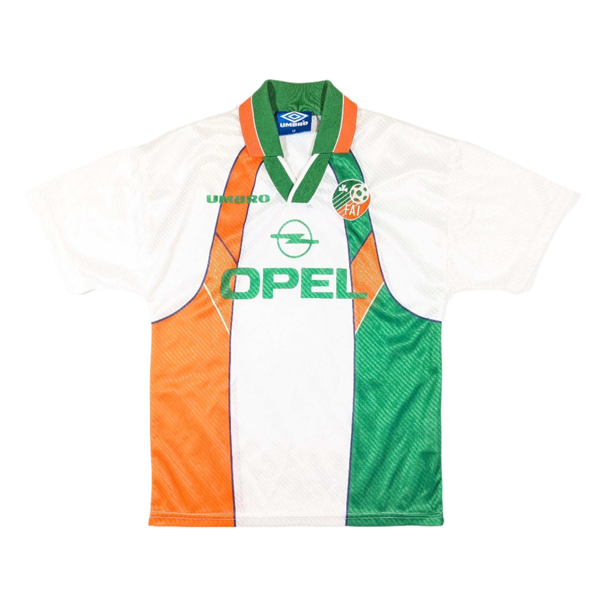 republic of ireland jersey 1994 / 95 opel umbro  n/a svs2433