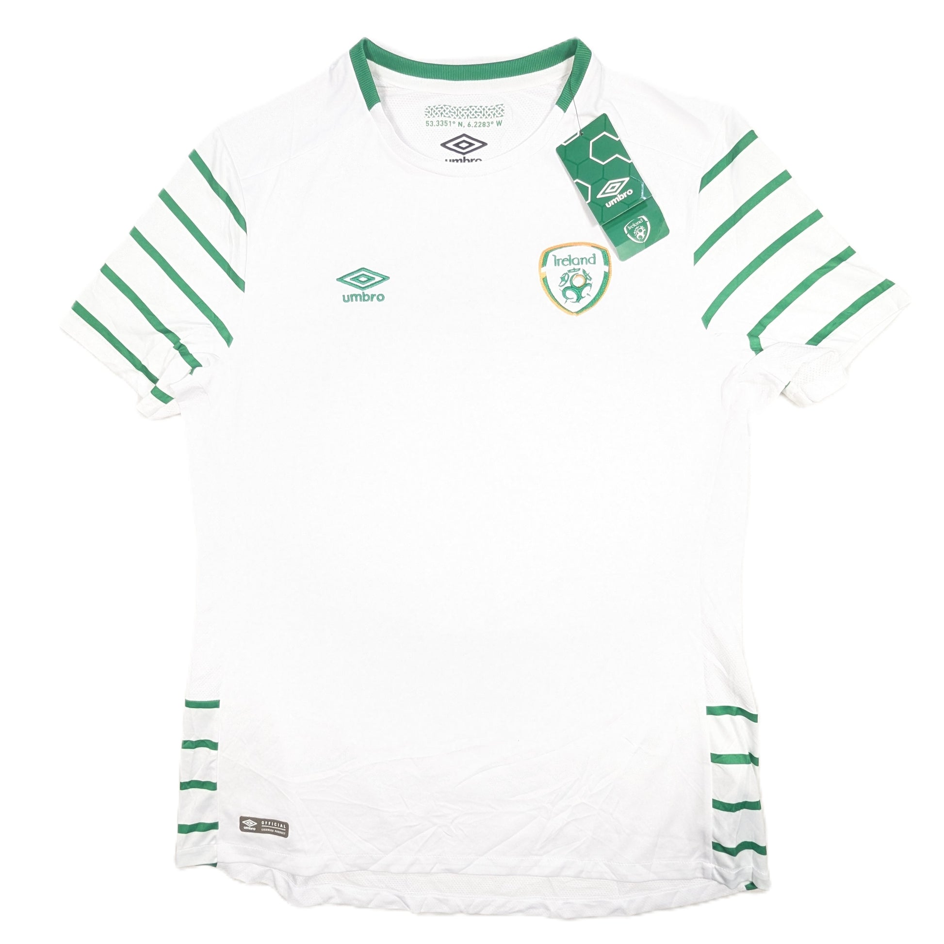 republic of ireland jersey 2016 sponsorless umbro   svs4011