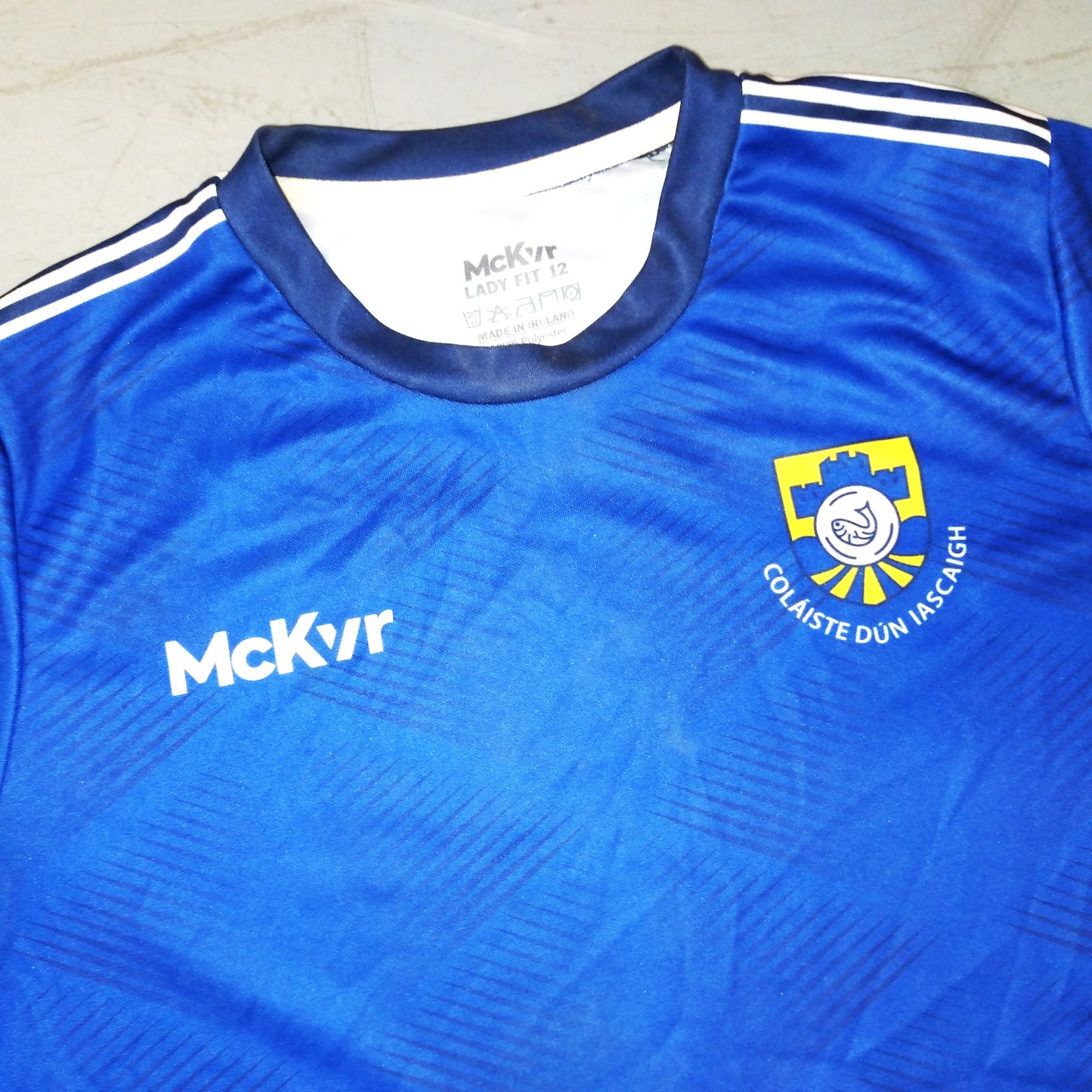 Colaiste Dun Iascaigh 2020s GAA Jersey McKeever (Size 12)   [Very Good]