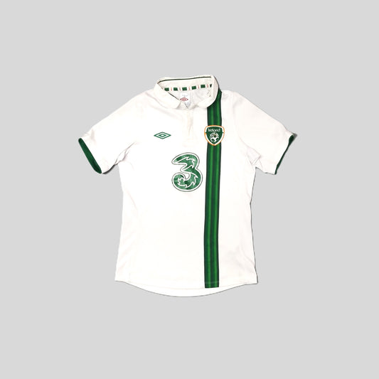 vintage republic of ireland jersey 2011 euros white umbro eire irish coybig