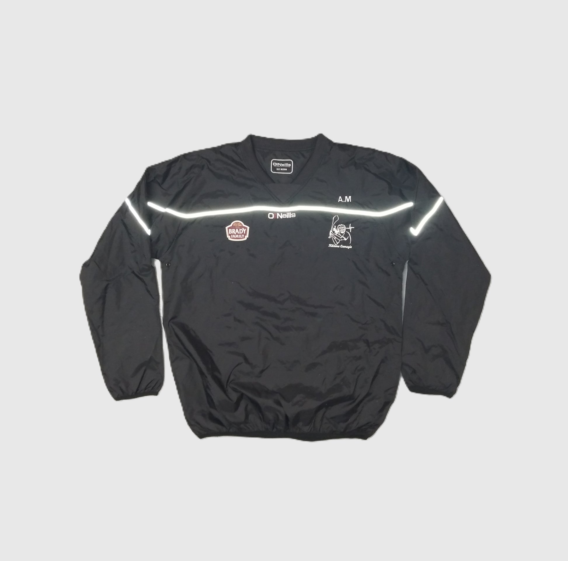 Kildare GAA  Long Sleeve  Training  Jacket  2018 / 19  O'Neills  Player Issue   Unisex Adults  Womens     Brady Family Ham  camogie cil dara rain jacket  SHIRTS V SKINS   