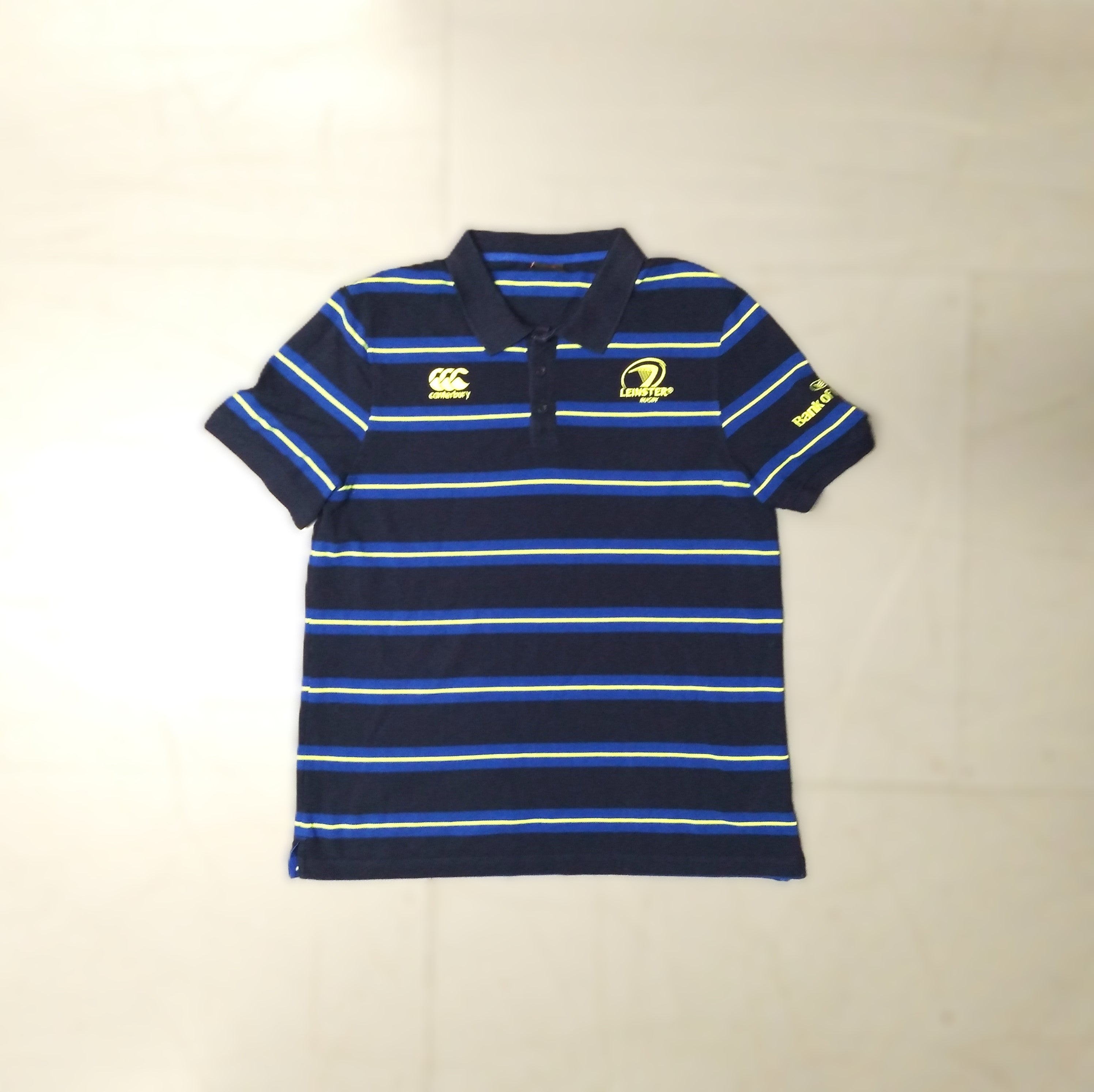 Leinster 2010s Rugby Polo Shirt Canterbury XL Very Good SHIRTS V SKINS