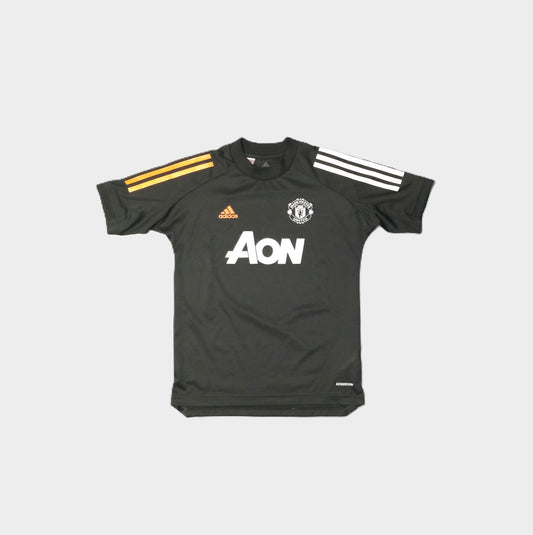 Manchester United Football  Short Sleeve  Training  Jersey  2020 / 21  adidas     Kids       AON  Old trafford man utd red devils  SHIRTS V SKINS   