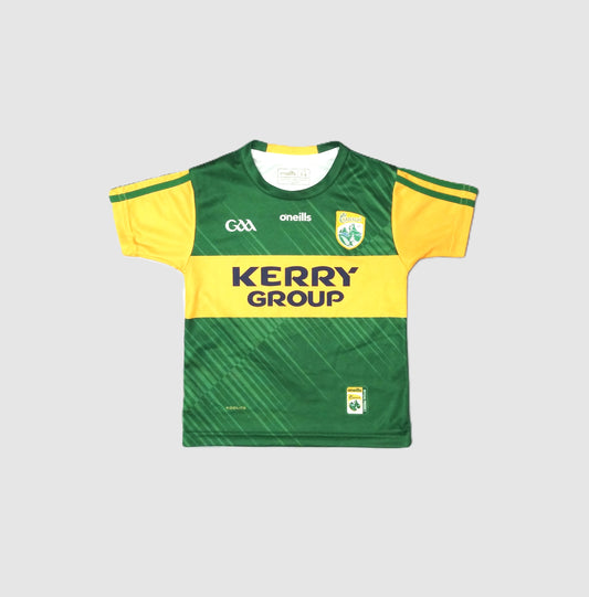 Kerry GAA  Short Sleeve  Home  Jersey  2015 / 16  O'Neills     Kids       Kerry Foods  ciarrai  SHIRTS V SKINS   