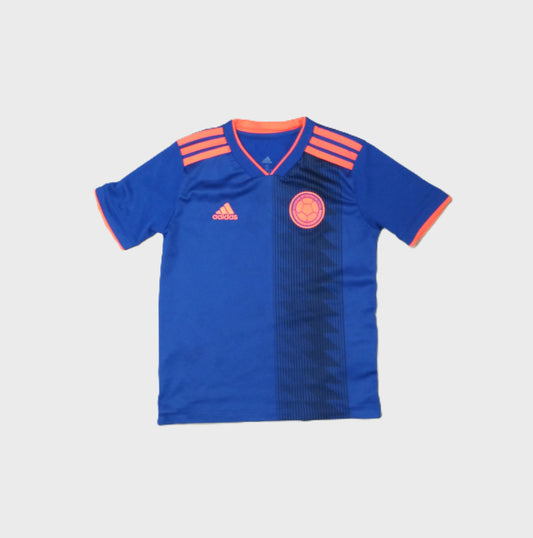 Colombia Football  Short Sleeve  Away  Jersey  2018 / 19  adidas     Kids         south america world cup  SHIRTS V SKINS   
