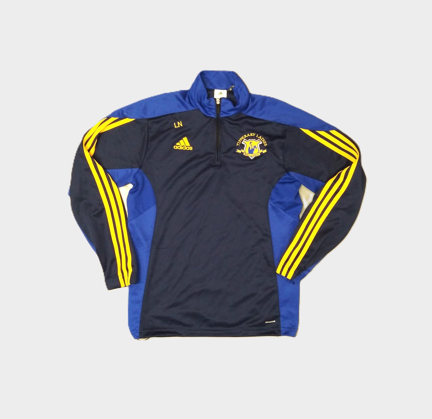Tipperary GAA  Long Sleeve  Training  Sweatshirt  2010s  adidas  Player Issue   Unisex Adults         Tiobraid Arann   SHIRTS V SKINS   
