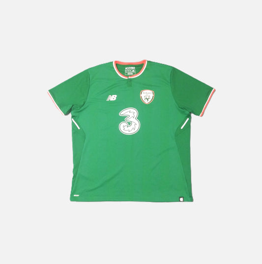 Republic of Ireland Football  Short Sleeve  Home  Jersey  2017 / 18  New Balance     Unisex Adults       Three 3  Eire irish landsdowne road COYBIG  SHIRTS V SKINS   