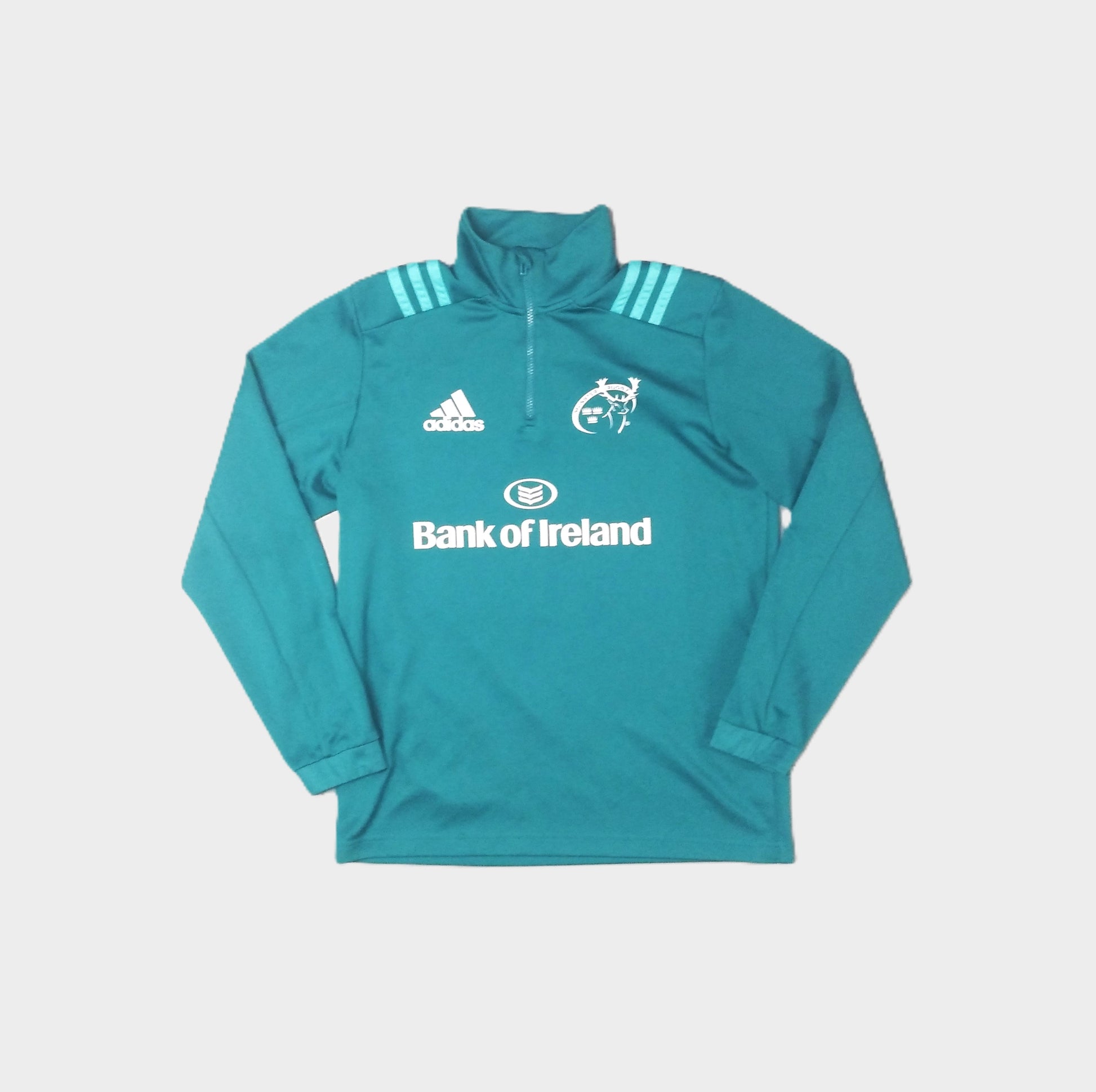 Munster Rugby  Long Sleeve  Training  Sweatshirt  2018 / 19  adidas  Player Issue   Unisex Adults       Bank of Ireland  Cork Limerick Thomond park   SHIRTS V SKINS   