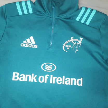 Munster 2018 / 19 Rugby Sweatshirt adidas (L) Player Issue  [Very Good]