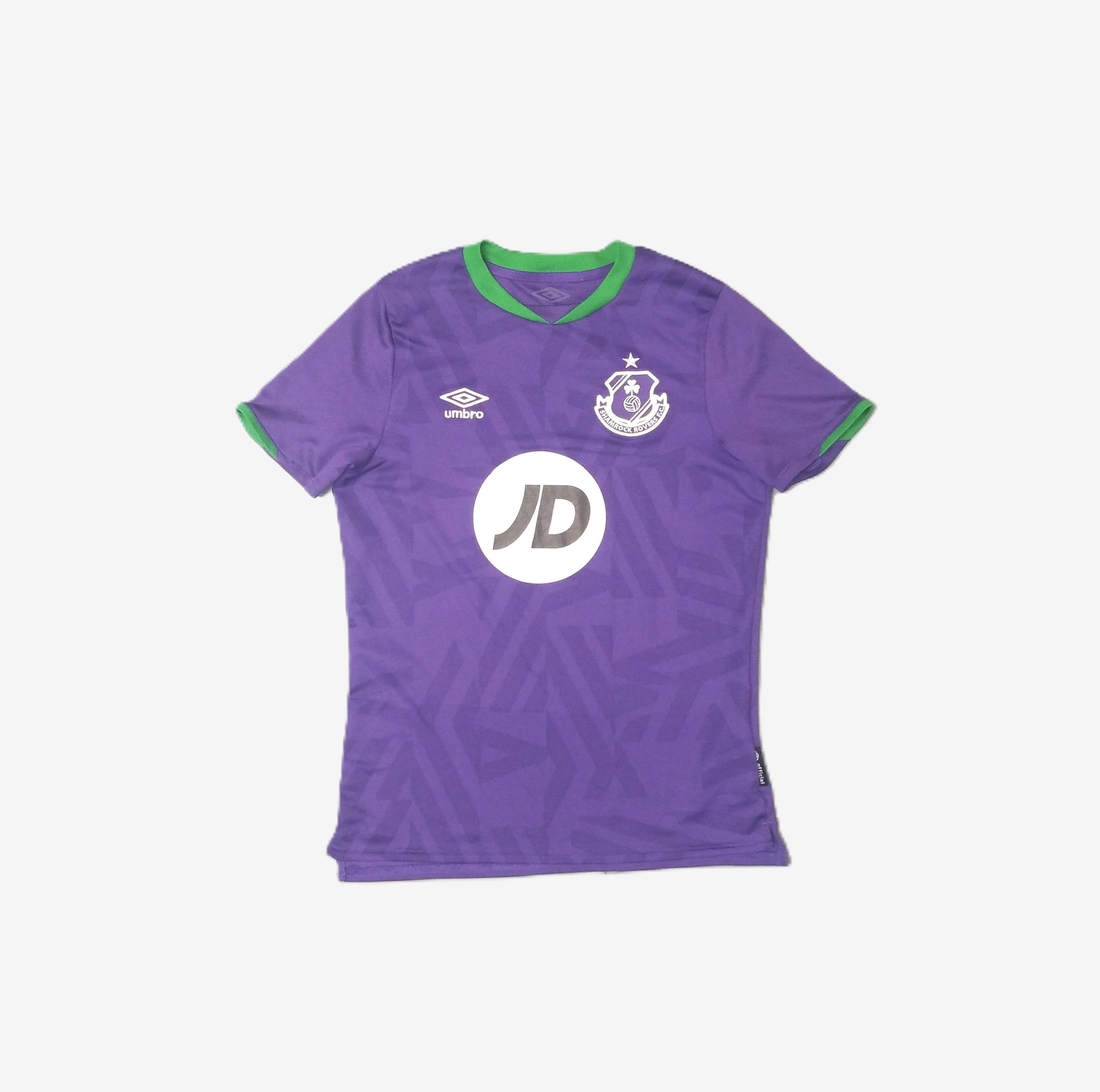 Shamrock Rovers Football  Short Sleeve  Away  Jersey  2020  Umbro     Kids  Autographed     JD Sports  tallaght dublin league of ireland celtic irish  SHIRTS V SKINS   