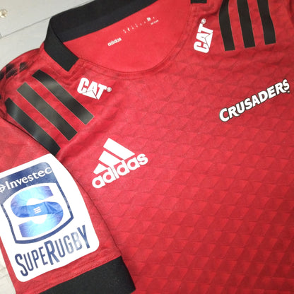 Crusaders 2019 / 20 Rugby Jersey adidas (XS)   [Fair]