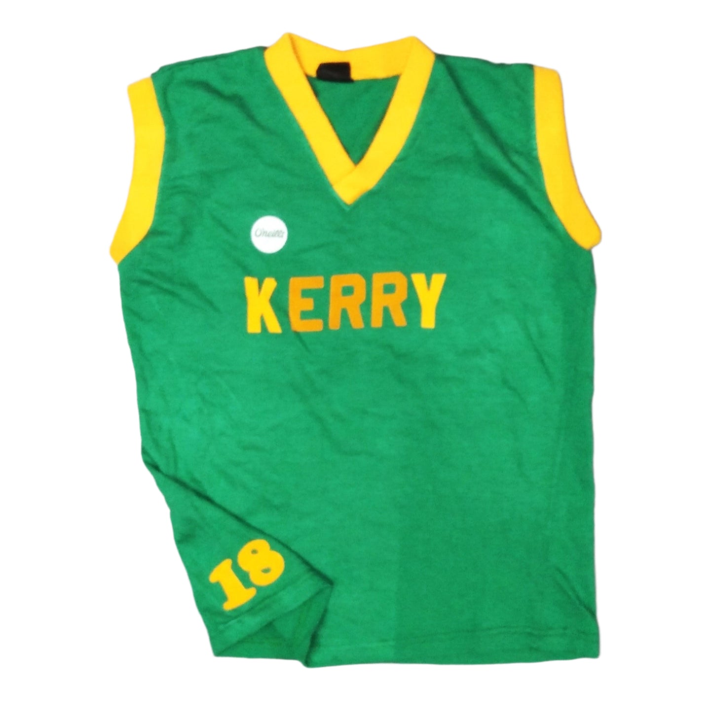 Kerry 1980s GAA Vest O'Neills (32") Player Issue #18 [Very Good]