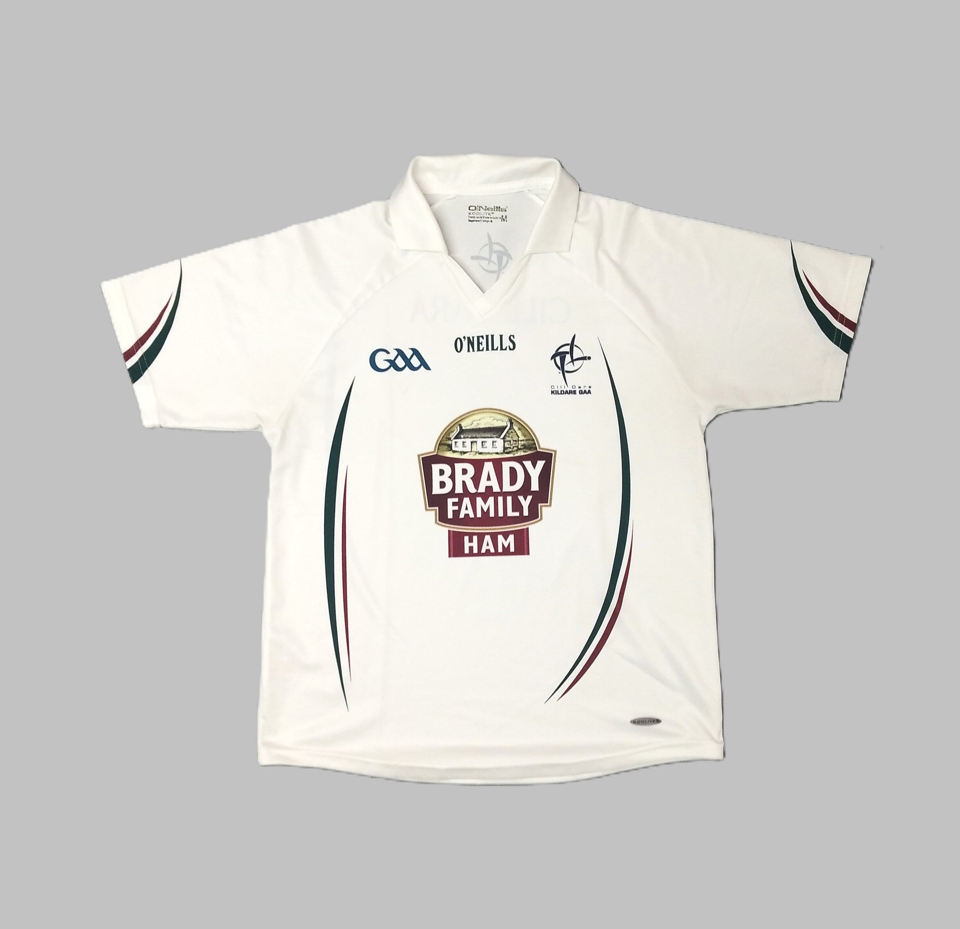 Kildare GAA  Short Sleeve  Home  Jersey  2013 / 14  O'Neills     Unisex Adults       Brady Family Ham  Kildare Gaelic Football Hurling Camogie Cil Dara Leinster All Ireland  SHIRTS V SKINS   