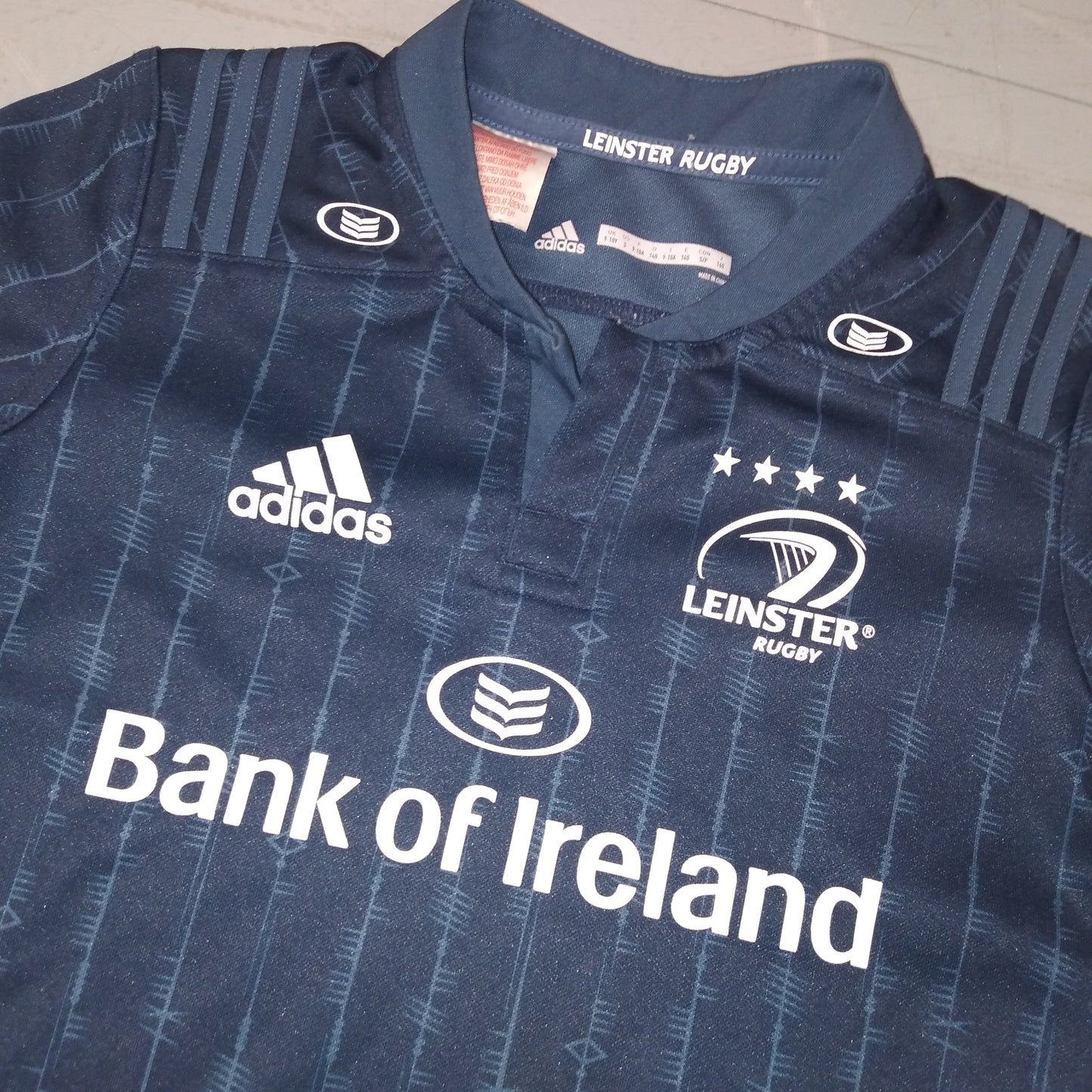 Leinster 2018 / 19 Rugby Jersey adidas (9-10 Years)   [Excellent]