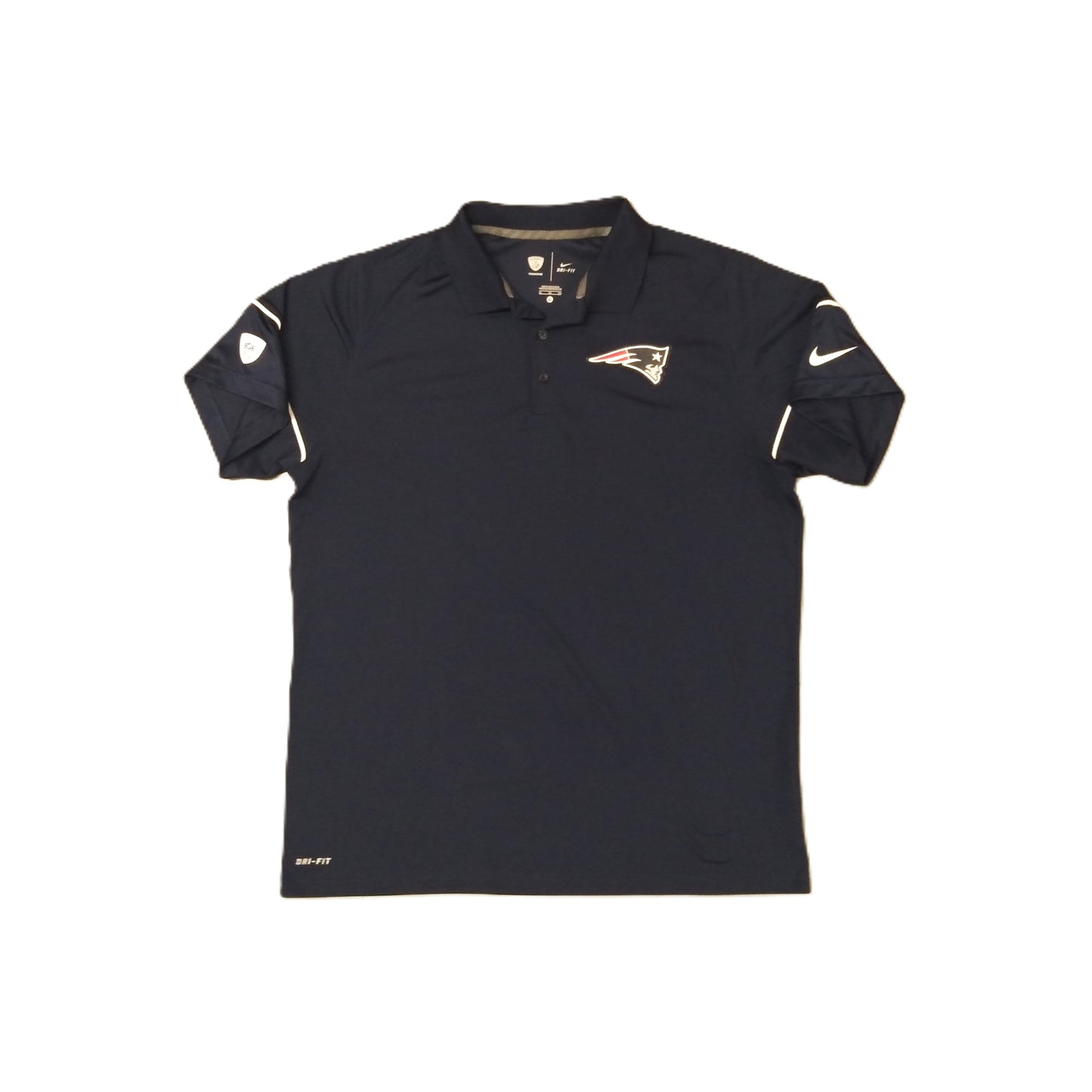 New England Patriots 2020s American Football Polo Shirt Nike (XL)   [Excellent]