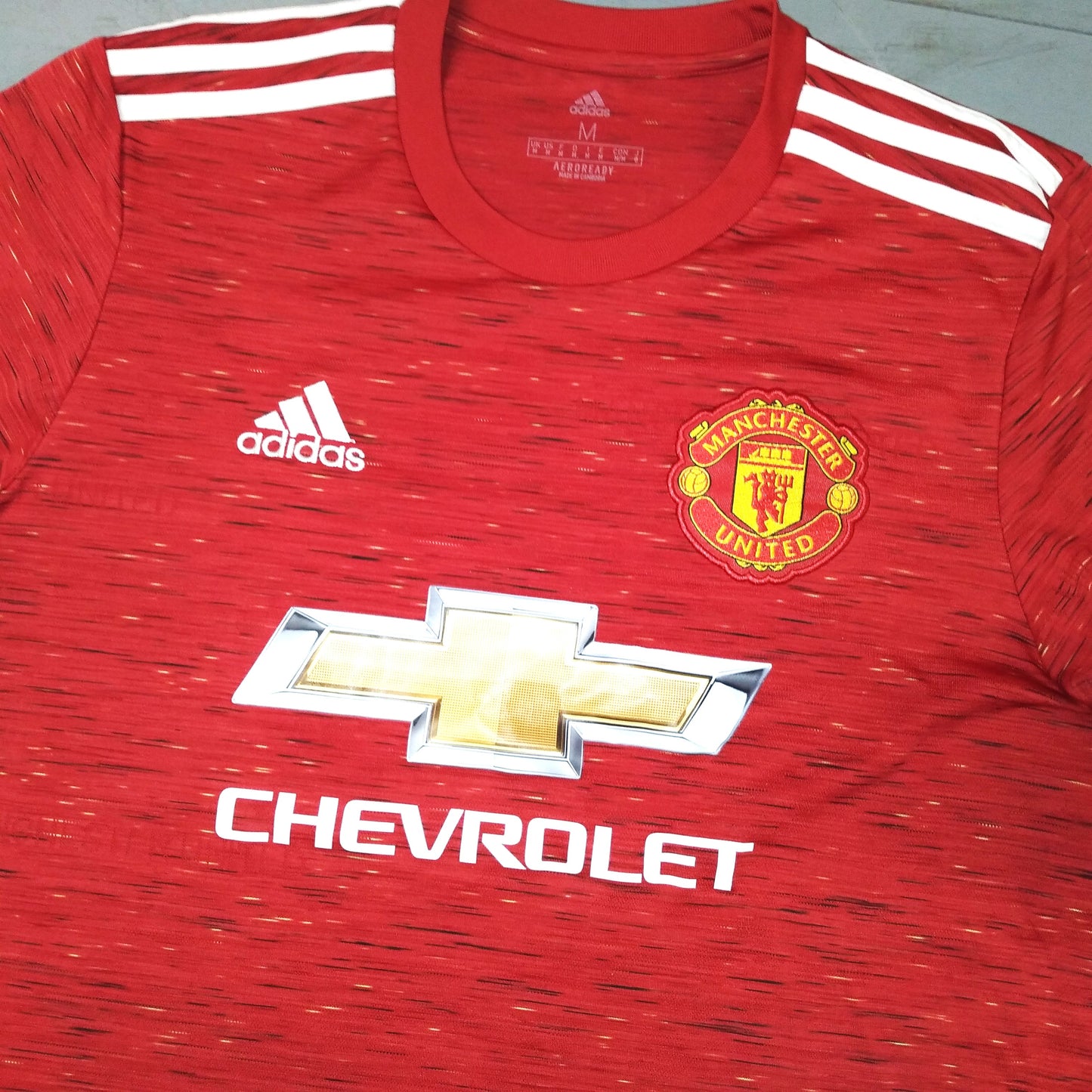 Manchester United 2020 / 21 Football Jersey adidas (M)   [Very Good]