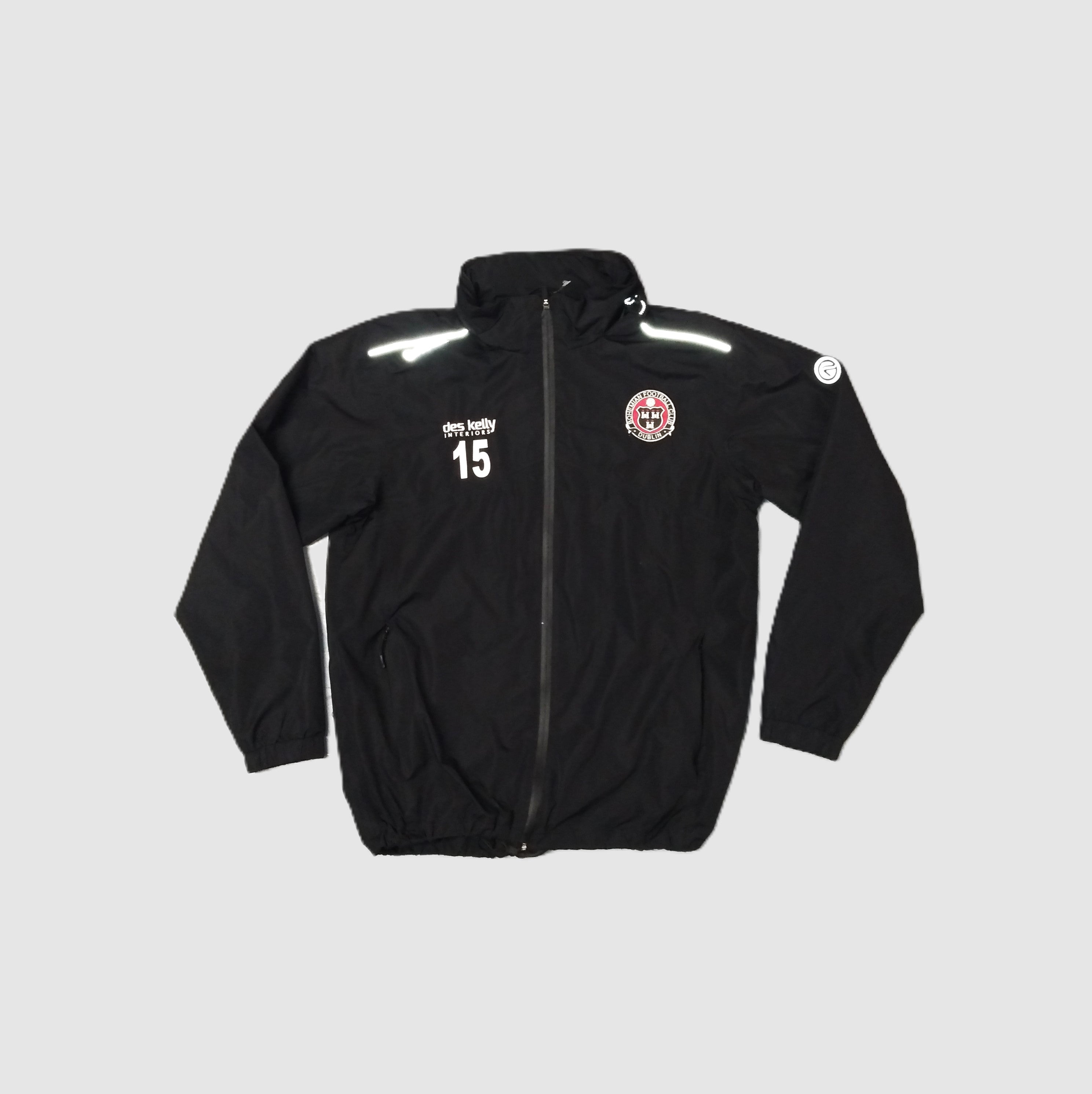Bohemian FC 2020s Football Jacket O Neills L Player Issue 15 Very Good
