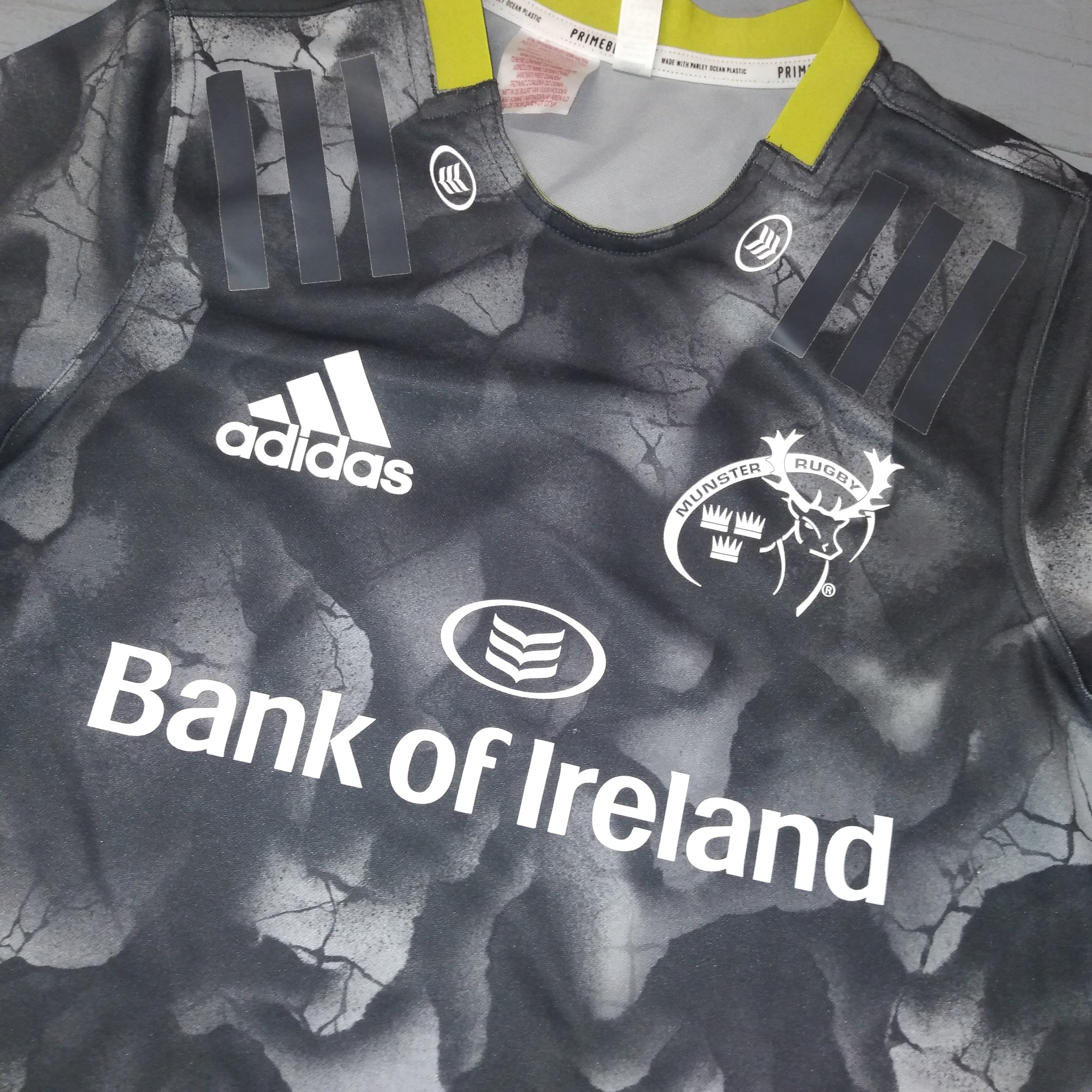 Adidas Munster Rugby Bank Of Ireland Away Jersey Men's Size