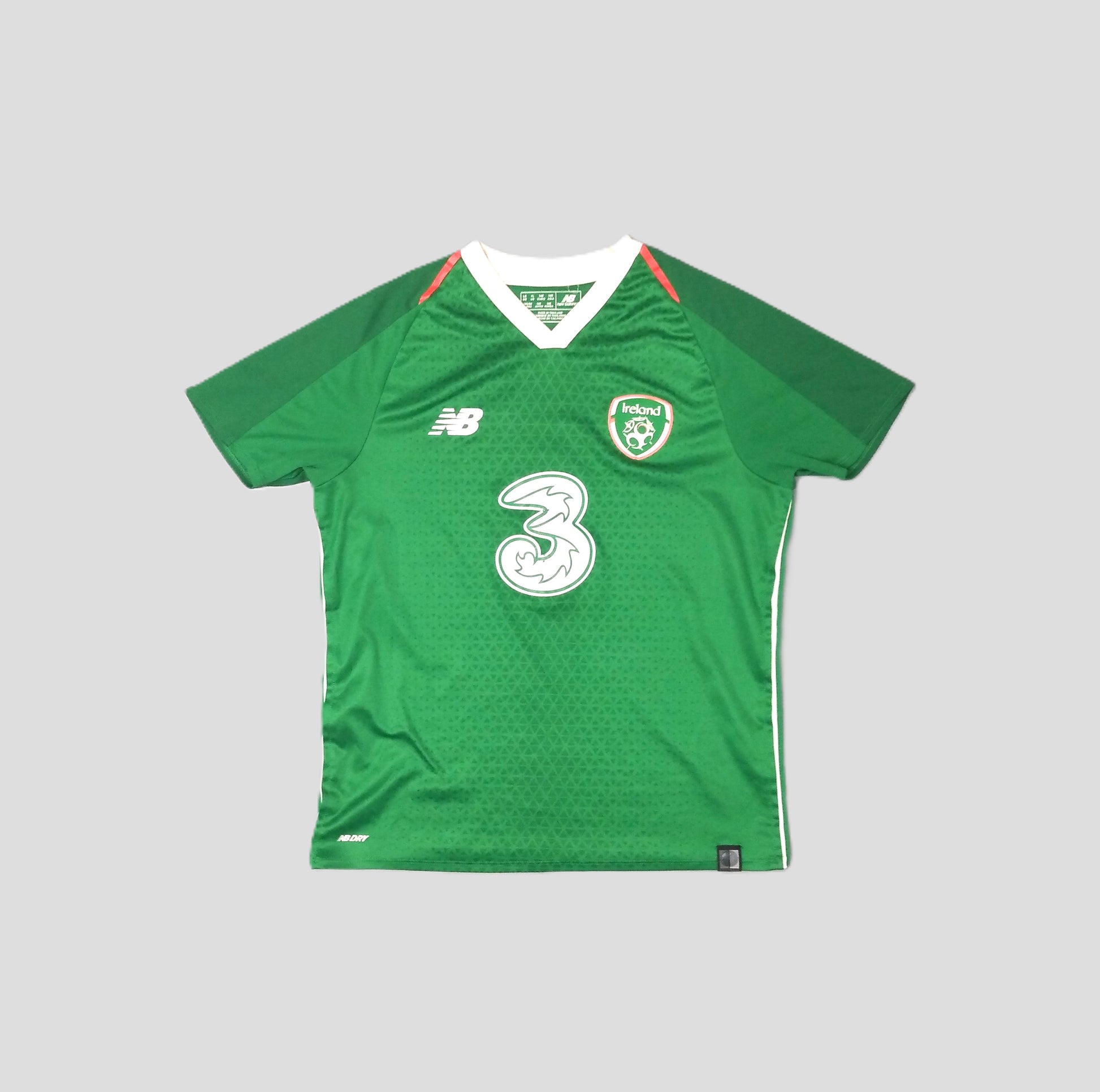 Ireland Football  Short Sleeve  Home  Jersey  2018 / 19  New Balance     Kids       3 Three  Ireland football FAI eire irish coybig coygig  SHIRTS V SKINS   