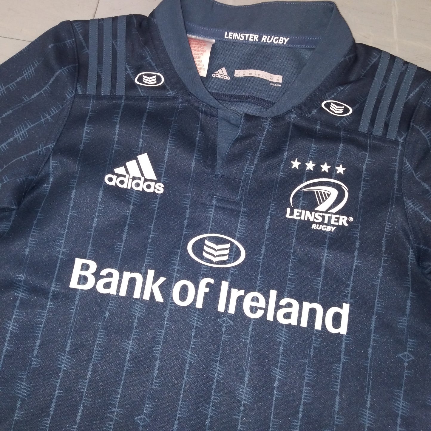 Leinster 2018 / 19 Rugby Jersey adidas (11-12 Years)   [Very Good]