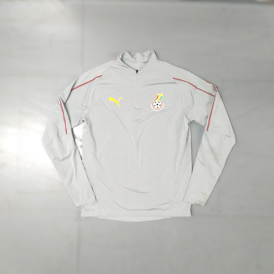 Ghana Football  Long Sleeve  Training  Sweatshirt  2018 / 19  Puma     Unisex Adults         Africa Soccer  SHIRTS V SKINS   