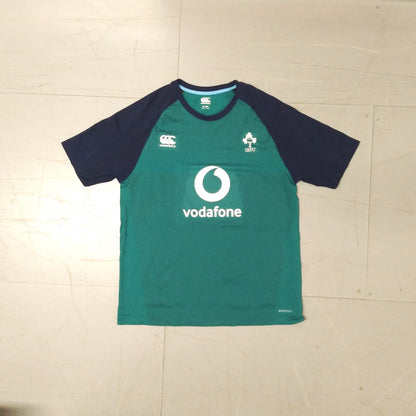 Ireland Rugby  Short Sleeve  Training  Jersey  2023 / 24  Canterbury     Unisex Adults       Vodafone  SHIRTS V SKINS   