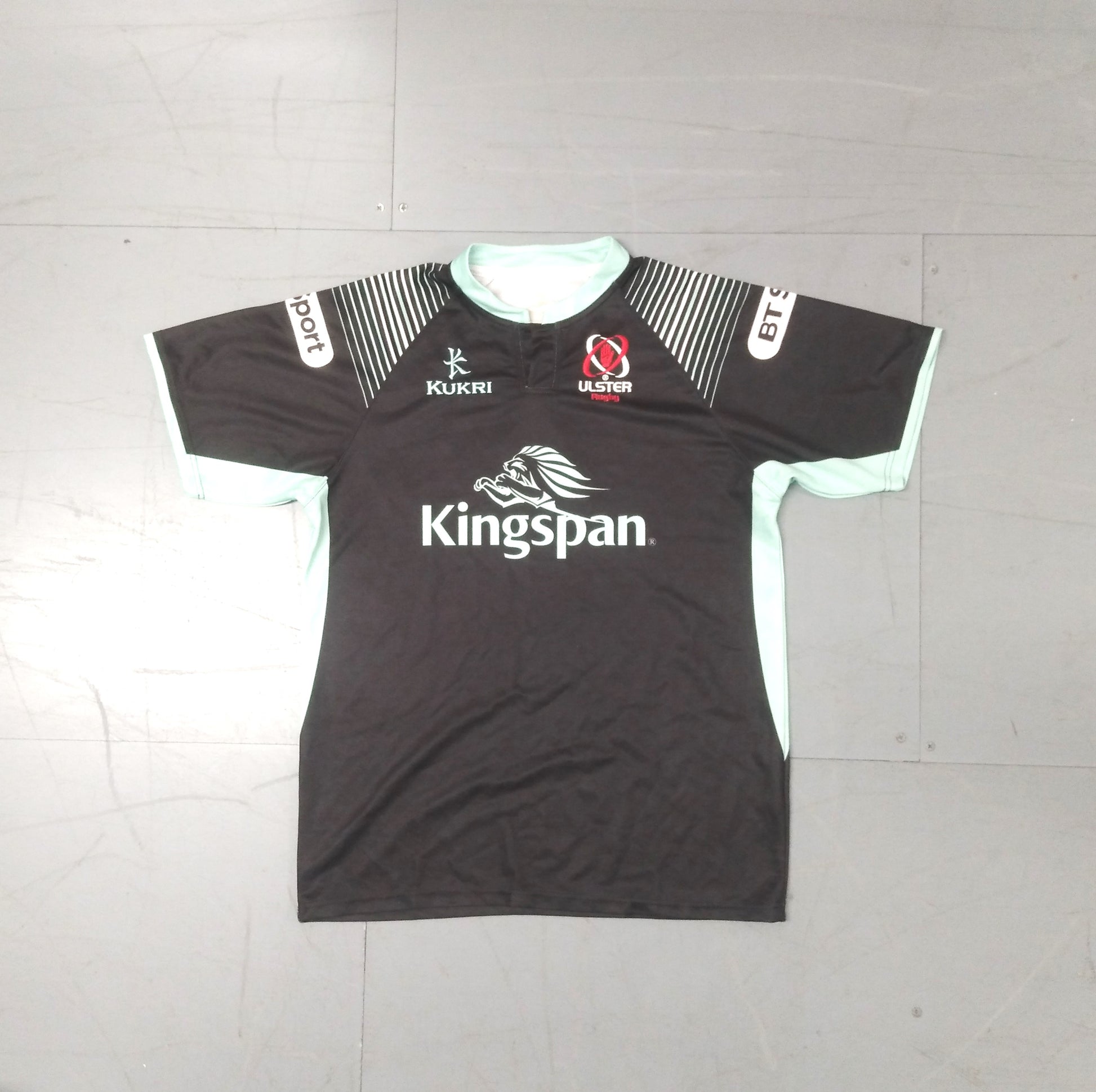 Ulster Rugby  Short Sleeve  Away  Jersey  2017 / 18  Kukri     Unisex Adults       Kingspan  SHIRTS V SKINS   