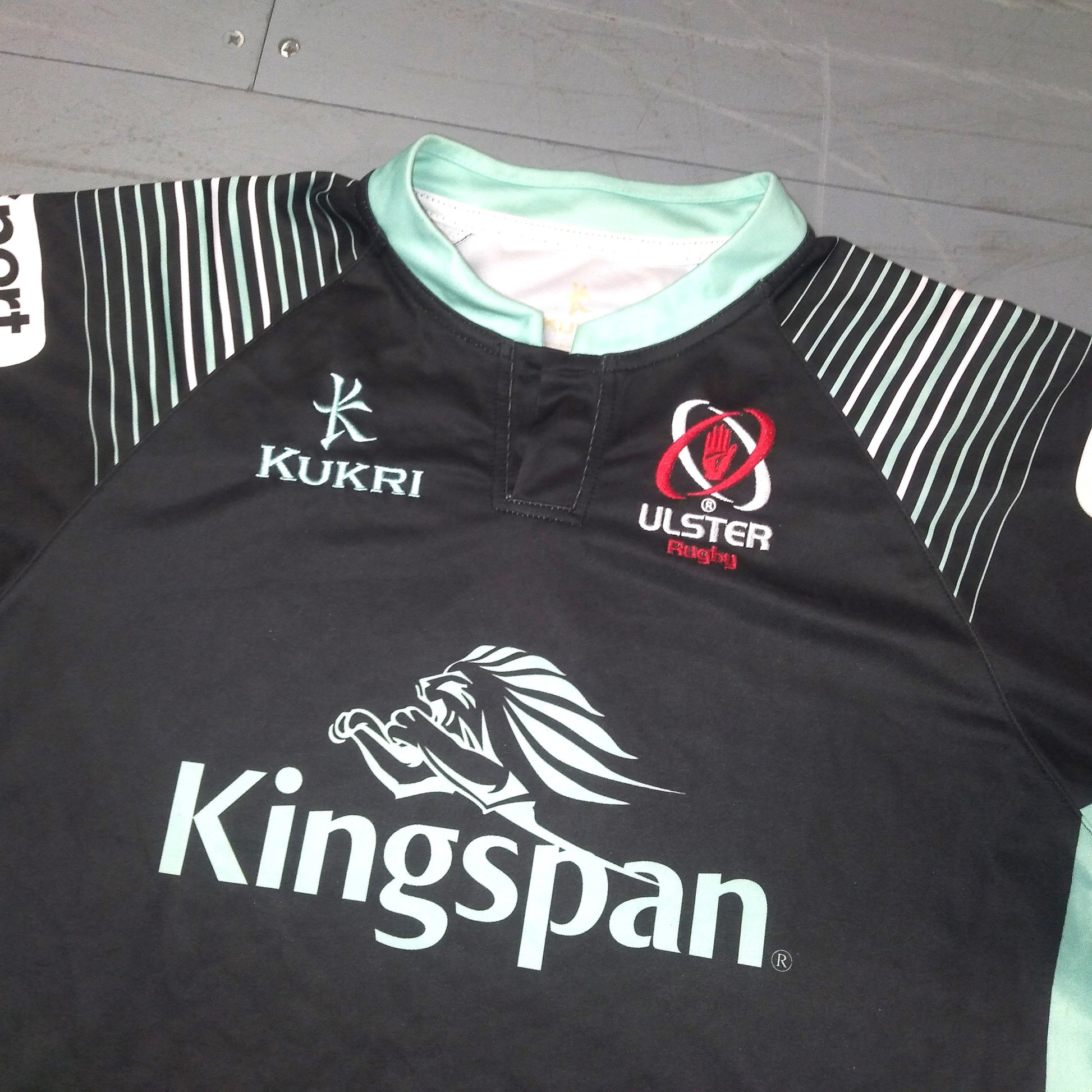 Ulster Rugby  Short Sleeve  Away  Jersey  2017 / 18  Kukri     Unisex Adults       Kingspan  SHIRTS V SKINS   