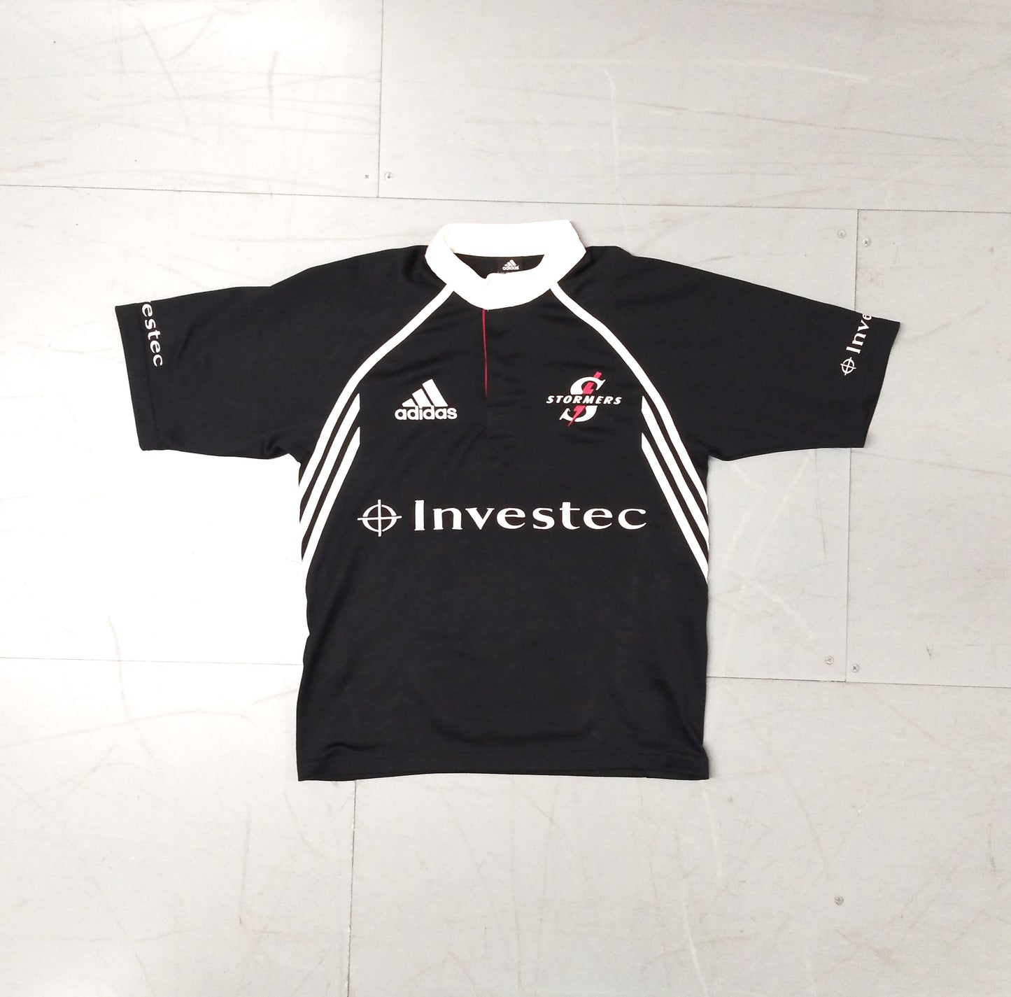 Stormers Rugby  Short Sleeve  Home  Jersey  2003 / 04  adidas     Unisex Adults       Investec  south africa  SHIRTS V SKINS   