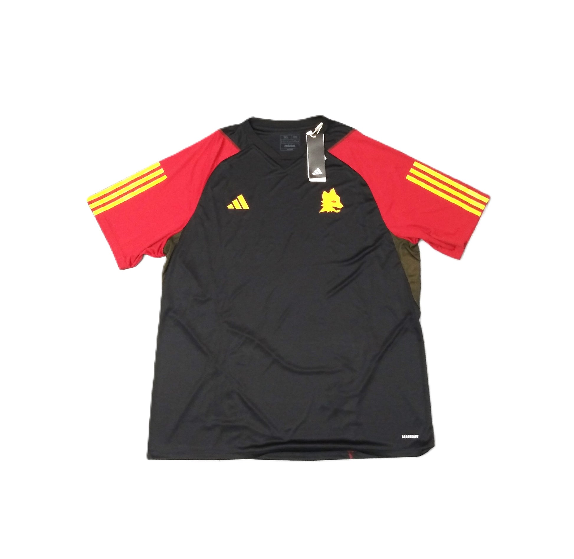 AS Roma Football  Short Sleeve  Training  Jersey  2023 / 24  adidas     Unisex Adults         Serie A Italy  SHIRTS V SKINS   